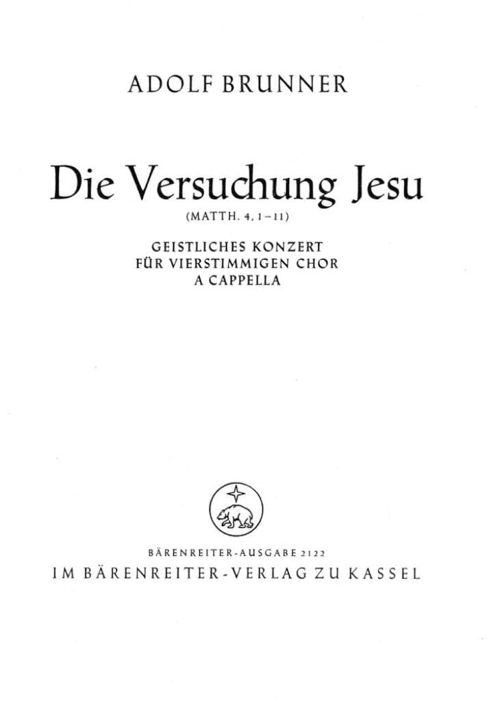 Die Versuchung Jesu